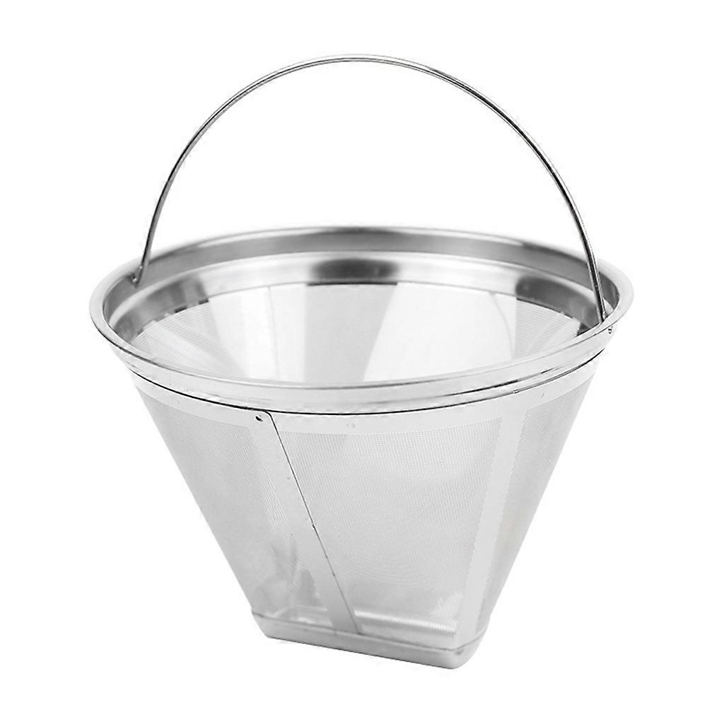 Stainless Steel Reusable Cone Shape Coffee Filter Dripper Strainer Mesh Basket