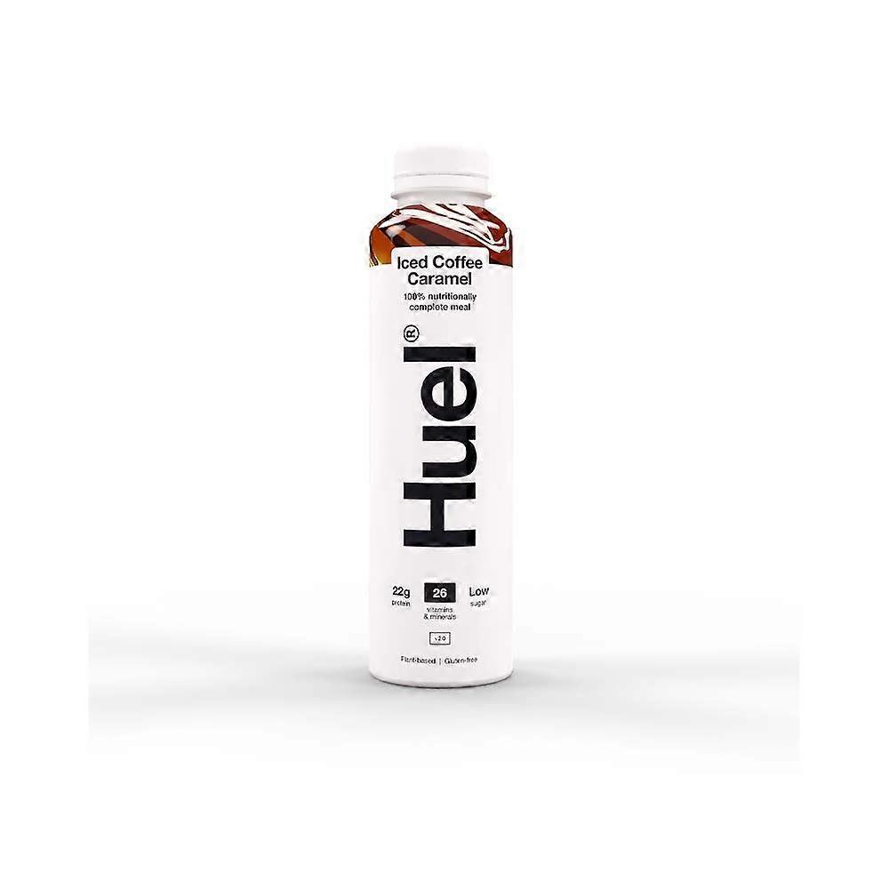 HUEL وجبة كاملة جاهزة للشرب 500 مل - قهوة مثلجة كراميل