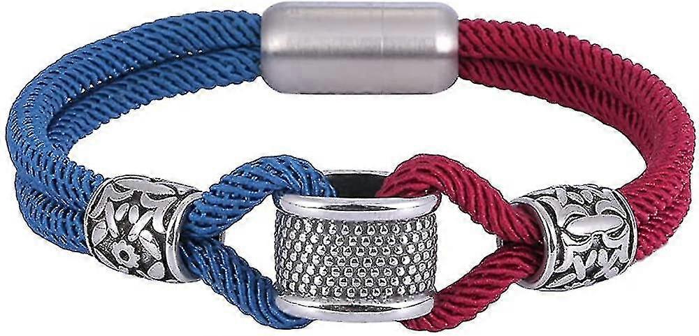 Braided String Bracelet Rope String Bracelet With Stainless Steel Magnetic Clasp