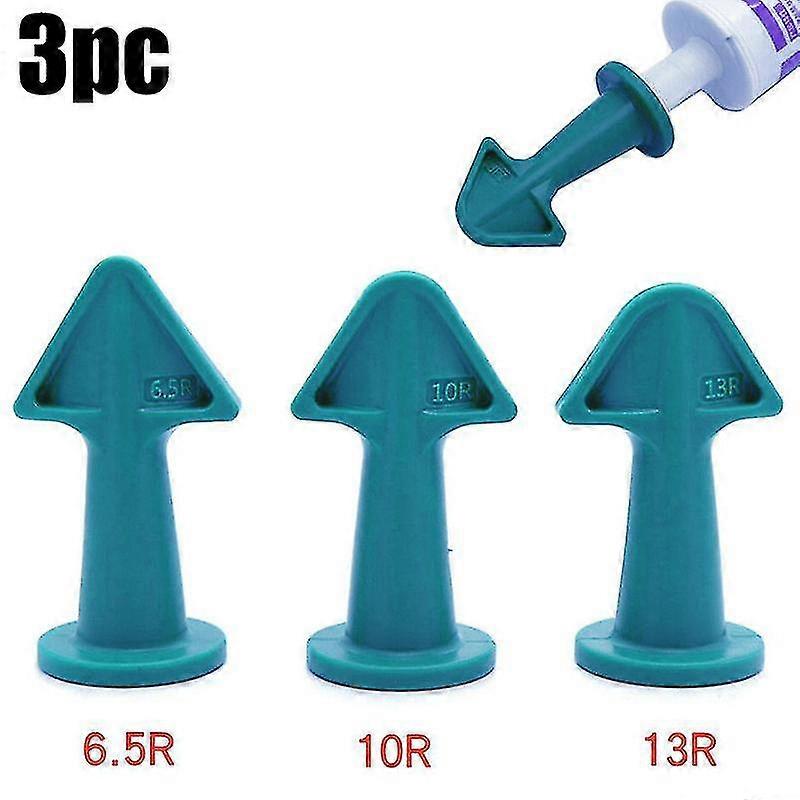 1/3 Pcs Silicone Caulking Finisher Nozzle Spatulas Fillers Spreader Tools