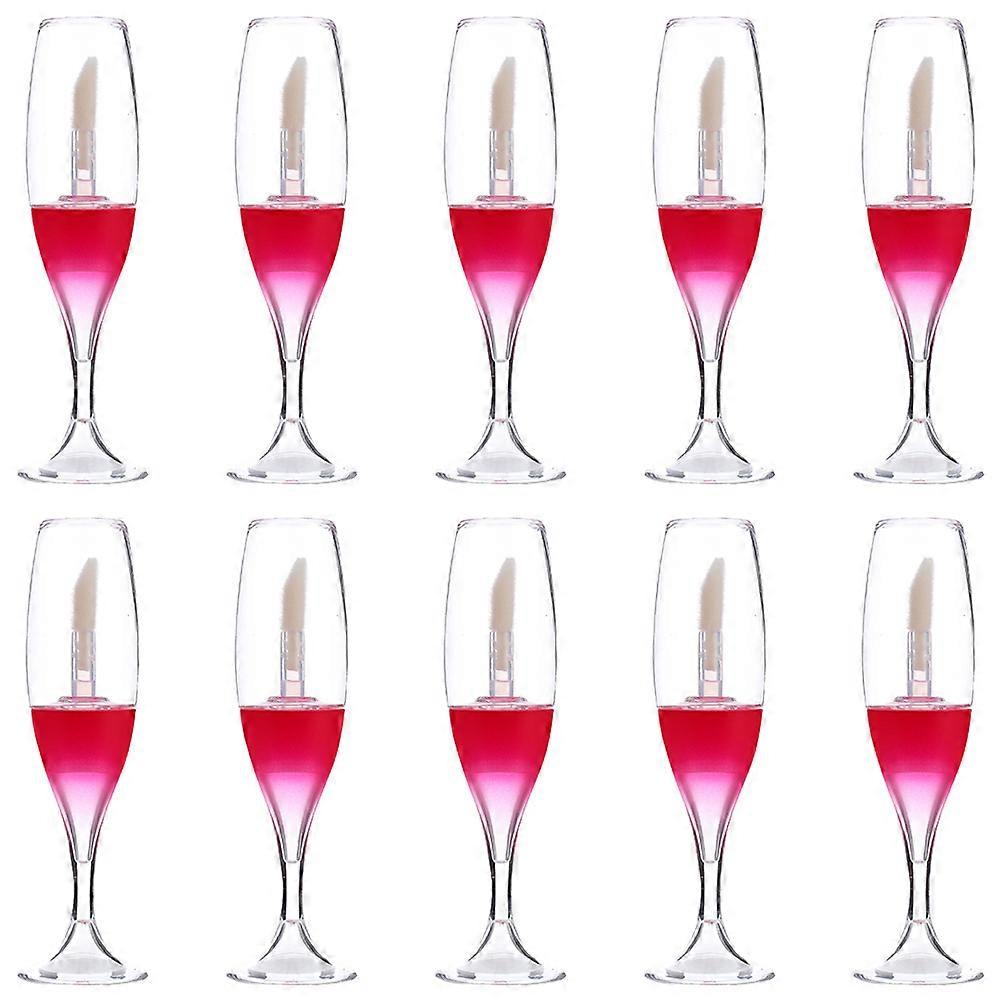10pcs Useful Lip Gloss Bottles Empty Lip Gloss Tube Practical Makeup Bottles