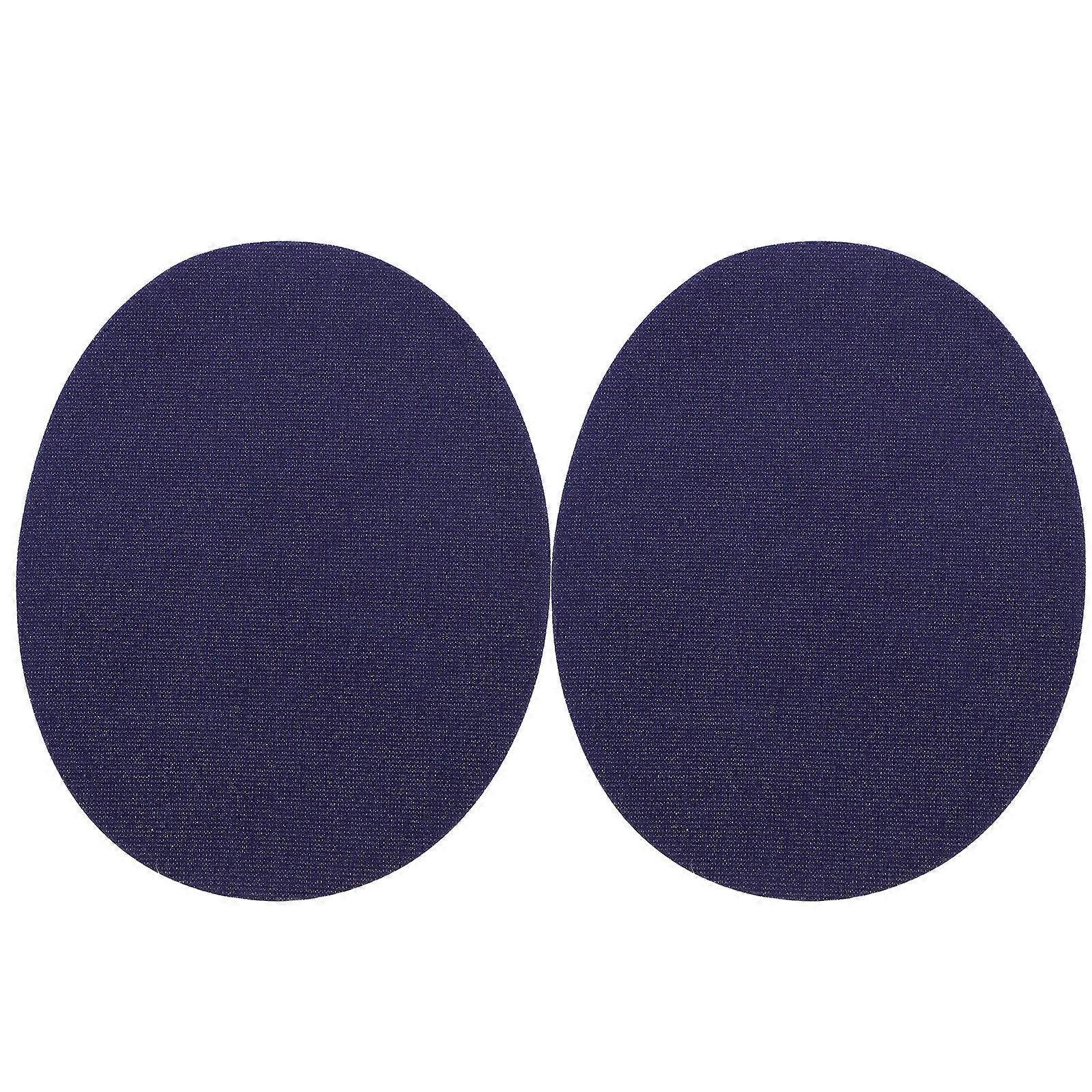 1 Pair of Oval Ironing Patches Clothes Repair Patches Elbow Iron-on Patches
