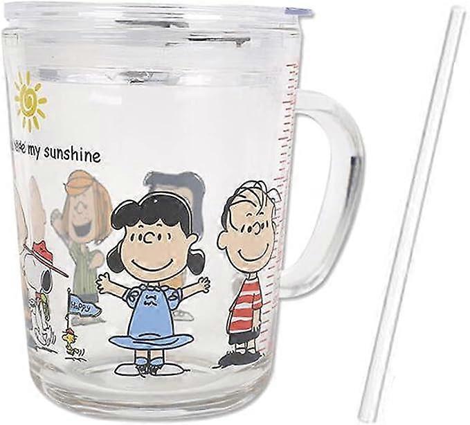 Kindermilchbecher mit Silikonstrohhalm - 350ml