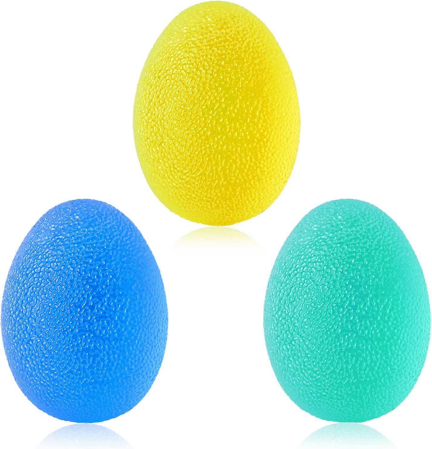 3パックアンチストレスボール、異なる硬さストレスボール、ハンドリハビリボール(4-D-W)