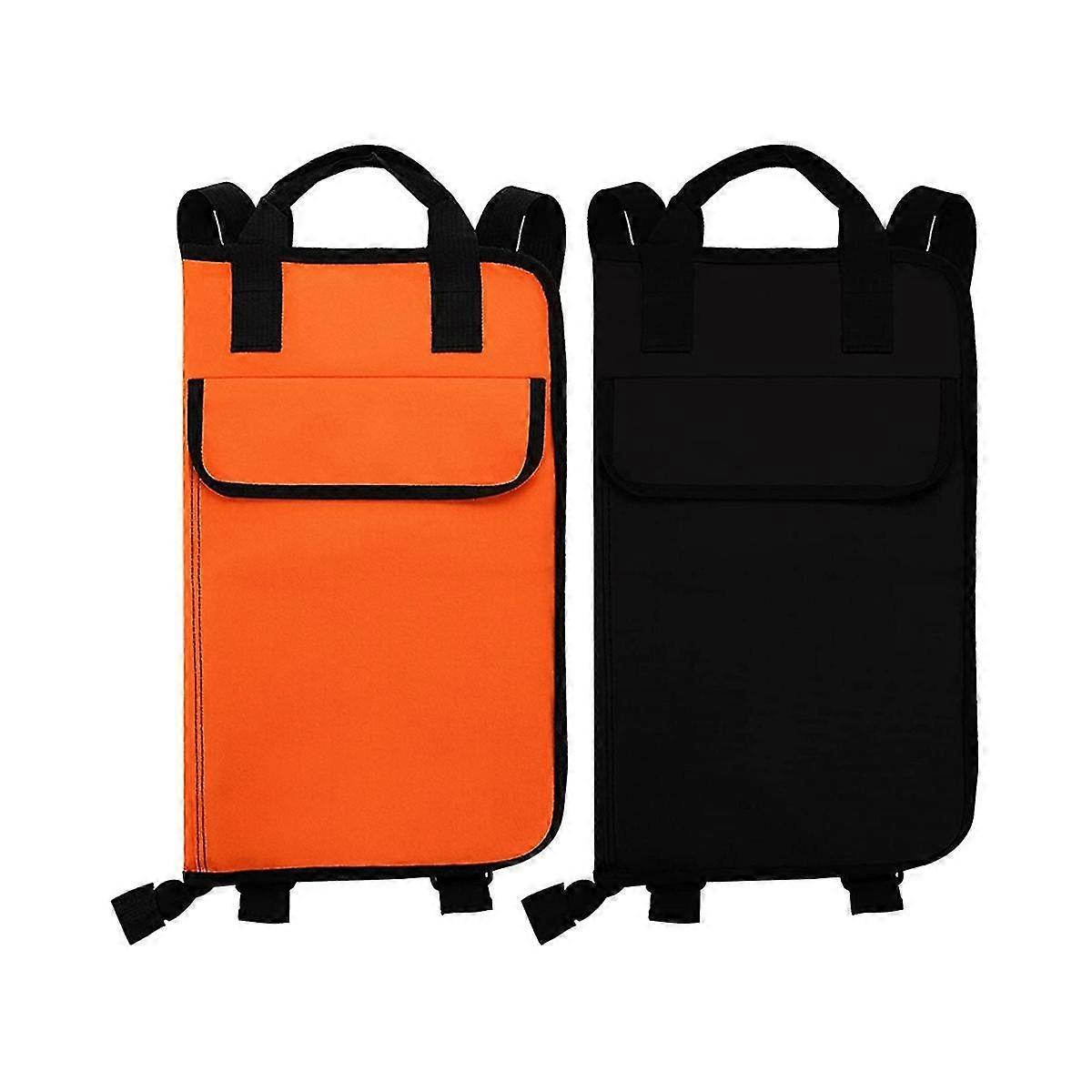 Drum Stick Bag,12 Pairs Drumstick Storage Case With Anti-falling Pocket, Capacity Hanging Portable