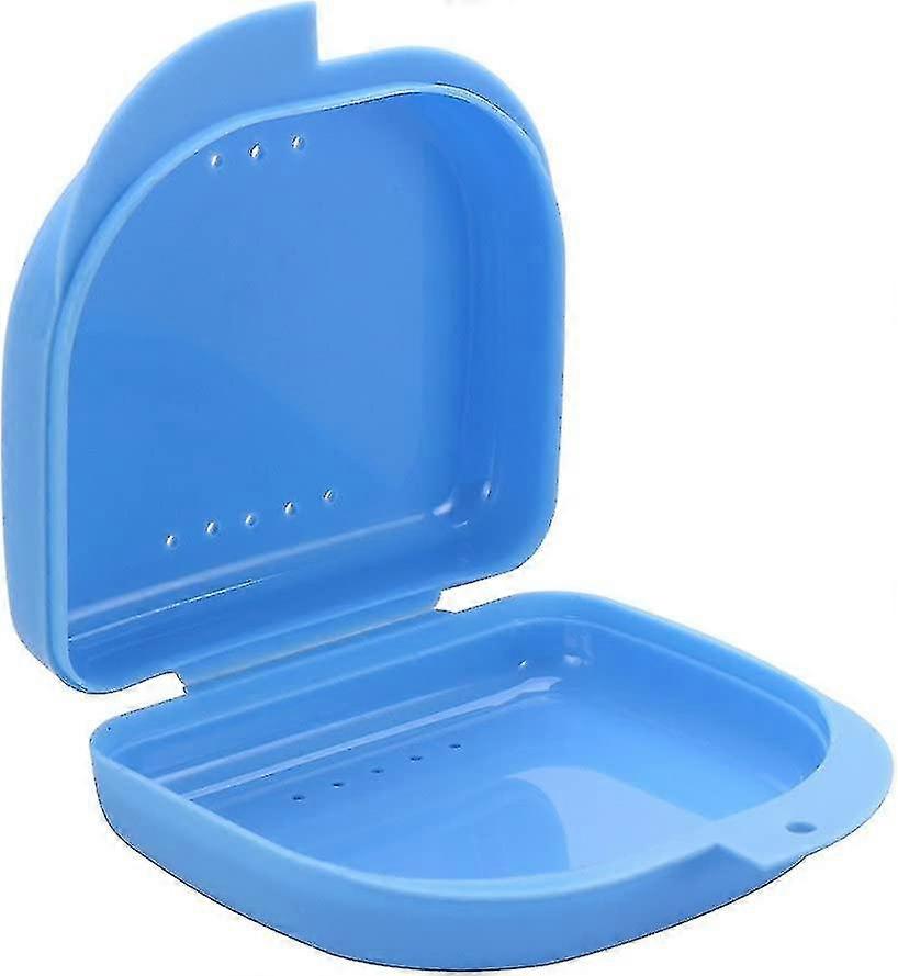 The Orthodontic Tooth Box With Vent Hole And Valve Cover Lock Cover Is Blue.