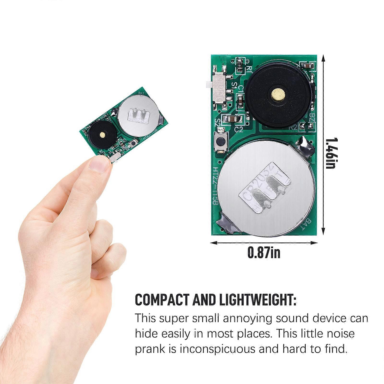 Prank Noise Machine Toy Buzzer Alloy Multicolor Round Double-sided Tape