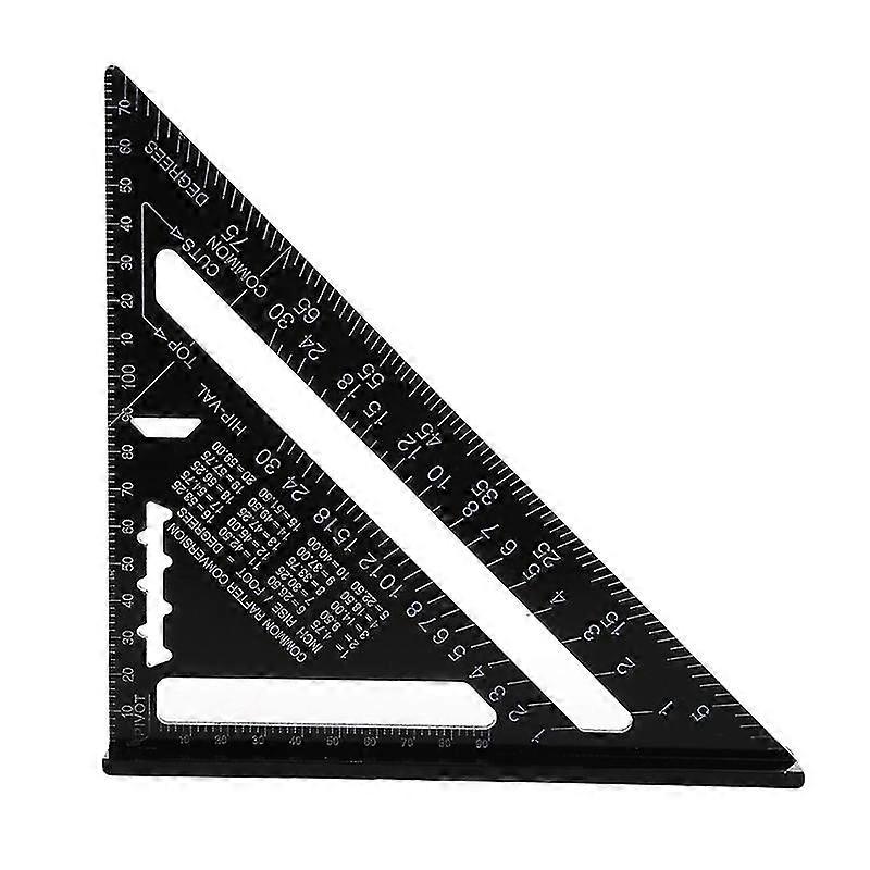 7 Inch Metric Aluminum Alloy Roofing For Triangle Angle Protractor
