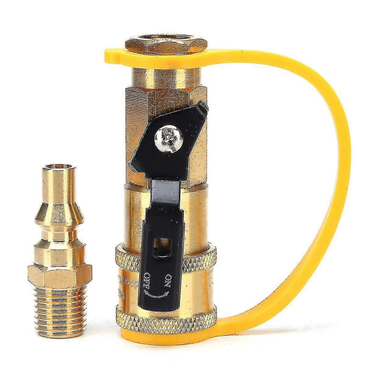 Rv Propane Quick Connect Adapter (gold) (1pcs)