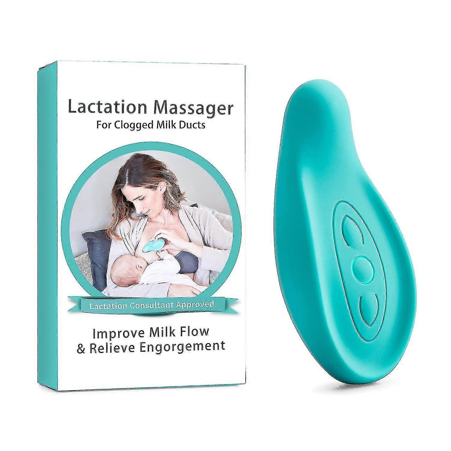 Lactation Massager For Breastfeeding, Breast Massager For Unblocking Blocked Ducts, Improving Milk Flow, Congestion And Mastitis