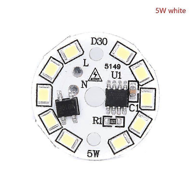 Led Bulb Patch Lamp Smd Plate Circular Module Light Source Plate For Bulb Light