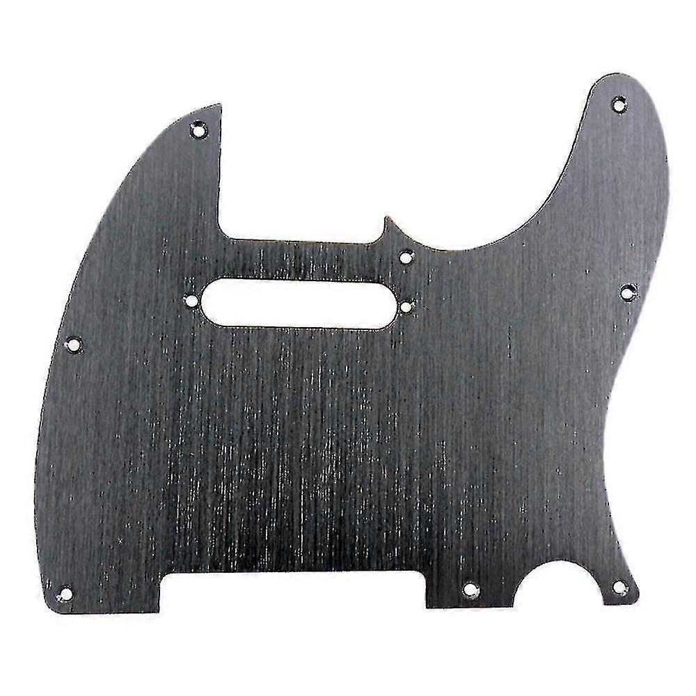 Black 8 Hole Tele Guitar Pickguard Metal Pick Guard For Standard Pickguard Replacement