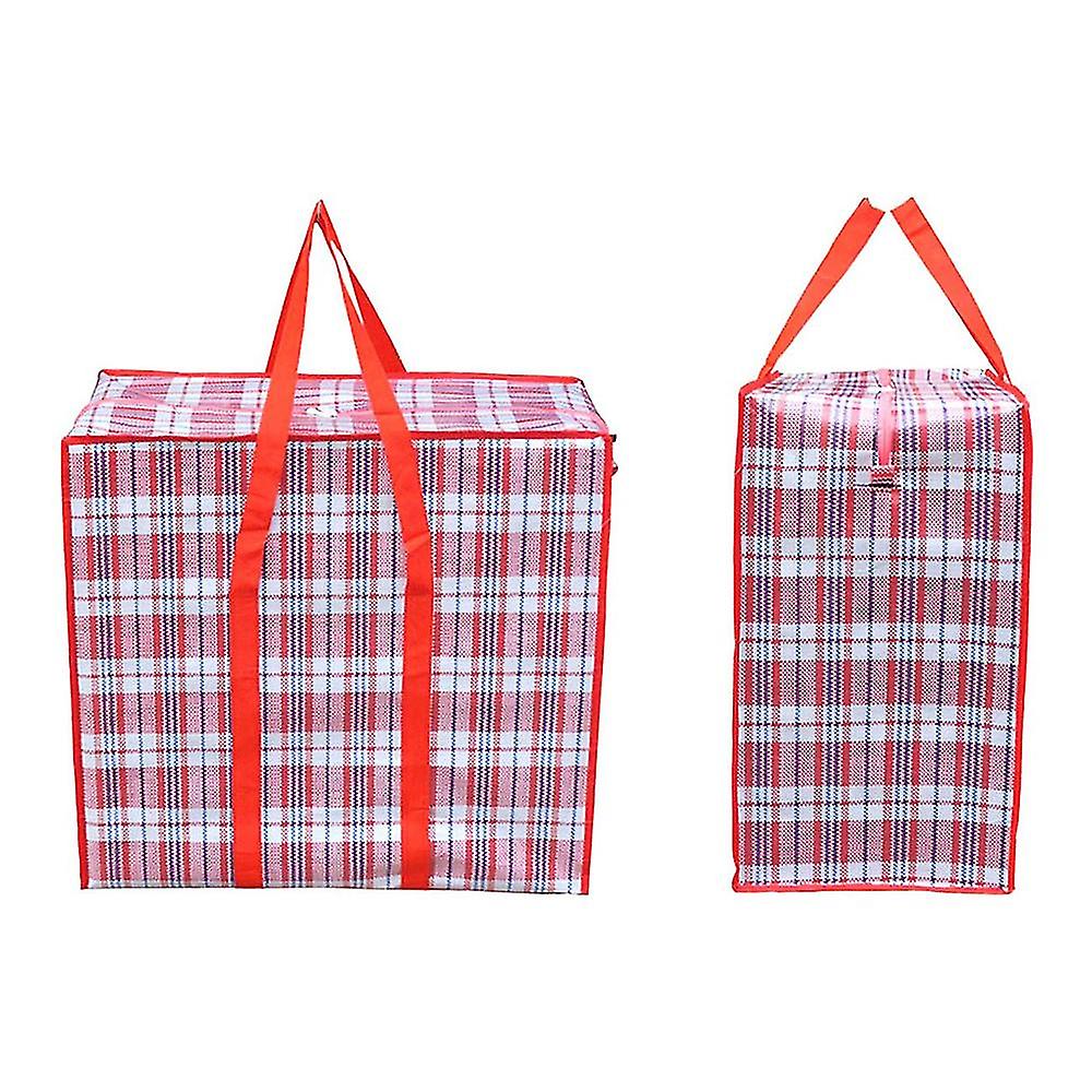 2pcs Large Storage Bag With Durable Zipper For Clothes, Bedding