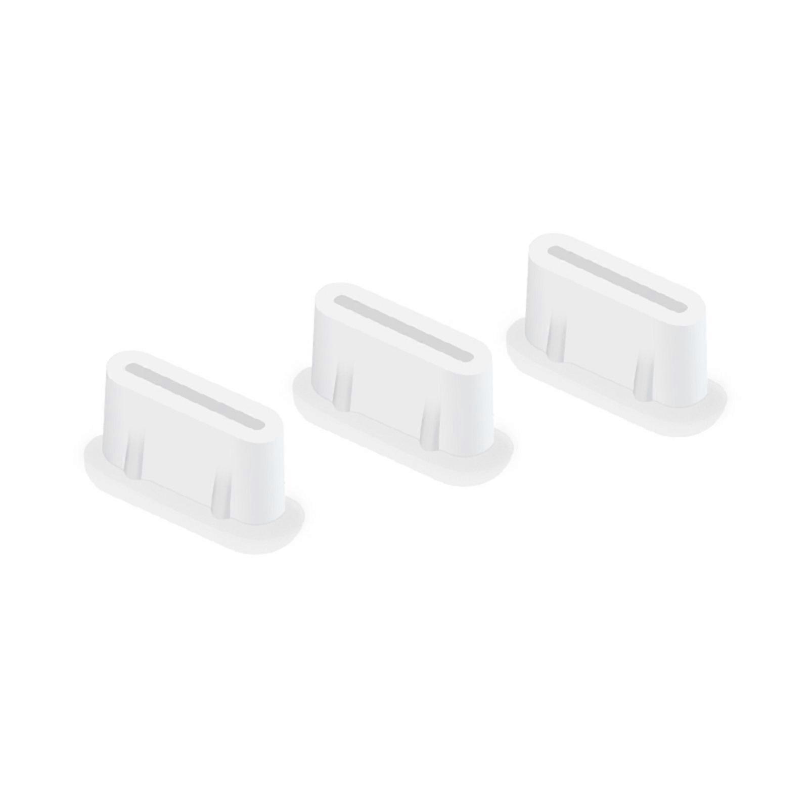 3Pcs Type-C Dust Plug Charging Port Protector Silicone Cover for Mini 3 Pro