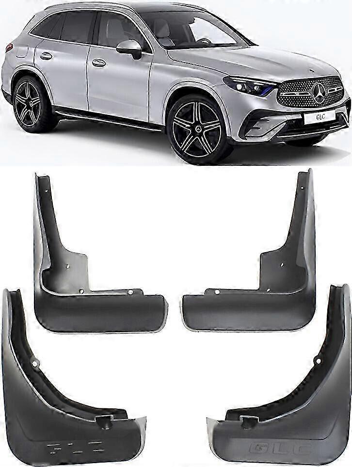 Genuine Set Splash Guards Mud Flaps FOR 2015-2019 Mercedes Benz GLC With Pedal
