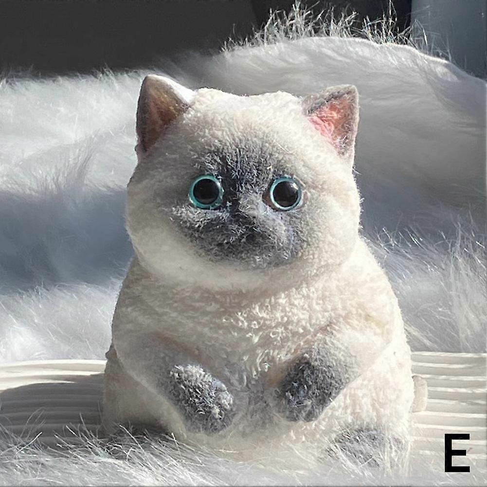 Cartoon Plush Cats Slow Rebound Toy Creative Soft Feel Pinching Fingertip Toy