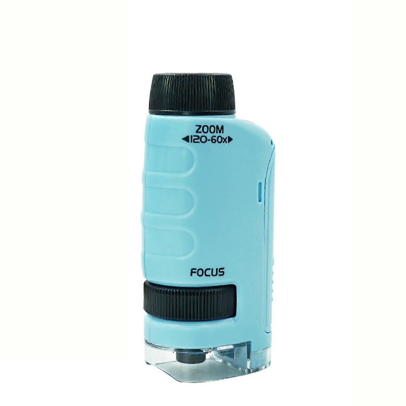 Children's Handheld Microscope Adjustable Rotatable Indoors Microscope for School