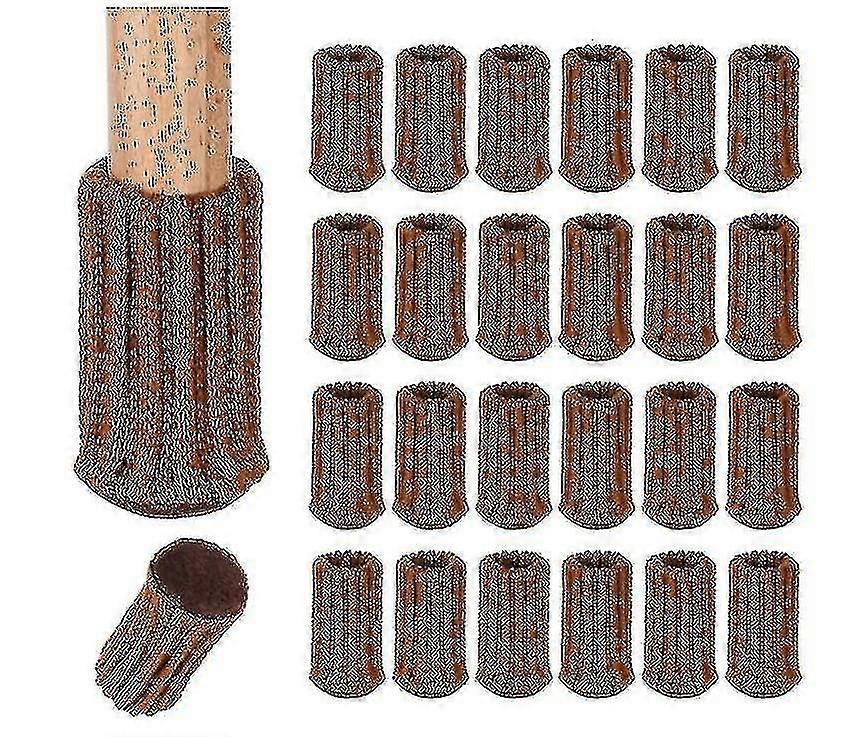 16er-Pack Stuhlbeinschoner, gestrickte Möbelsocken