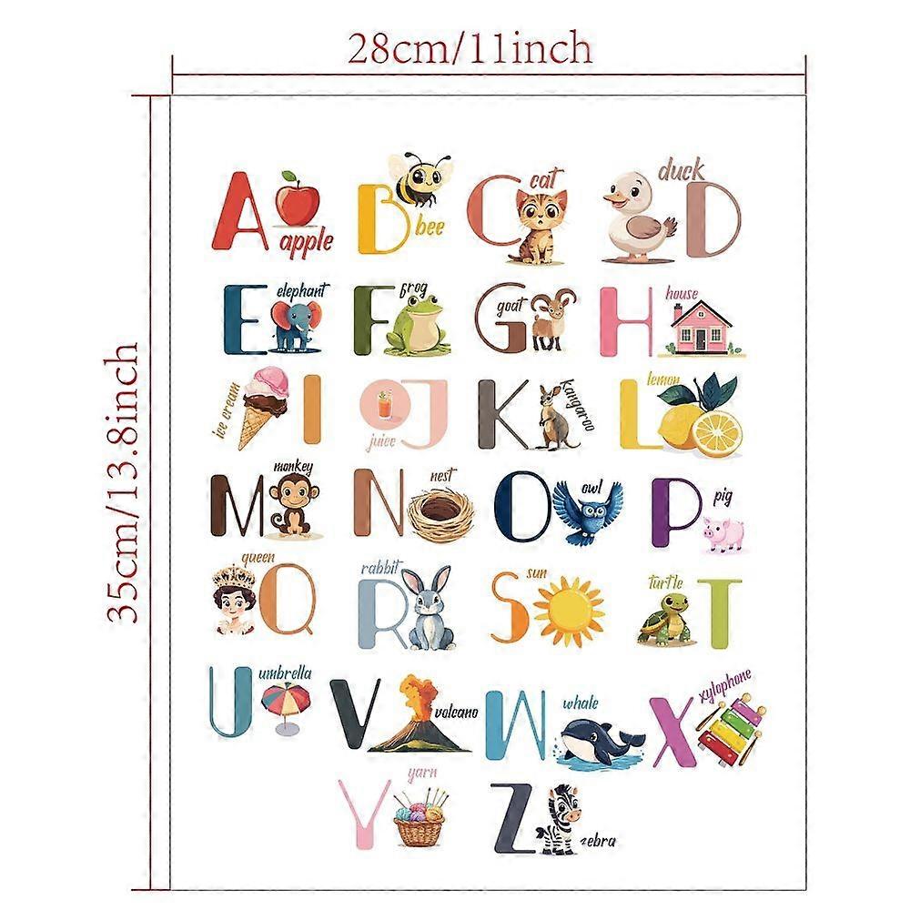 Rectangle with Face Pattern Paper Party Decoration Letter 350x280mm