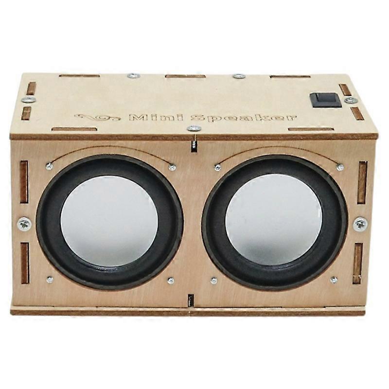 DIY Bluetooth Speaker Box Kit Electronic Sound Amplifier Builds Your Own Portable Wood Case Bluetoo