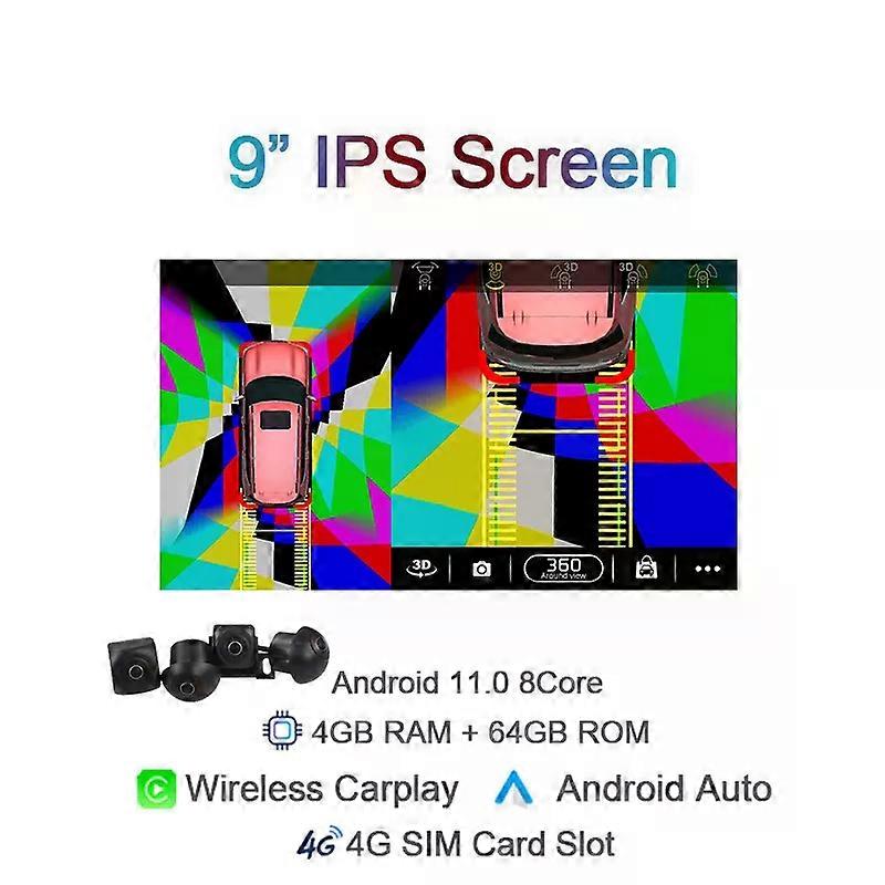 Carplay 8core 9" 2din Android 12 Car Radio For 2007 2008 2009 2010 2012-2014 Mazda Cx-7 Cx7 Cx 7 Multimedia Player Gps Navi Dsp