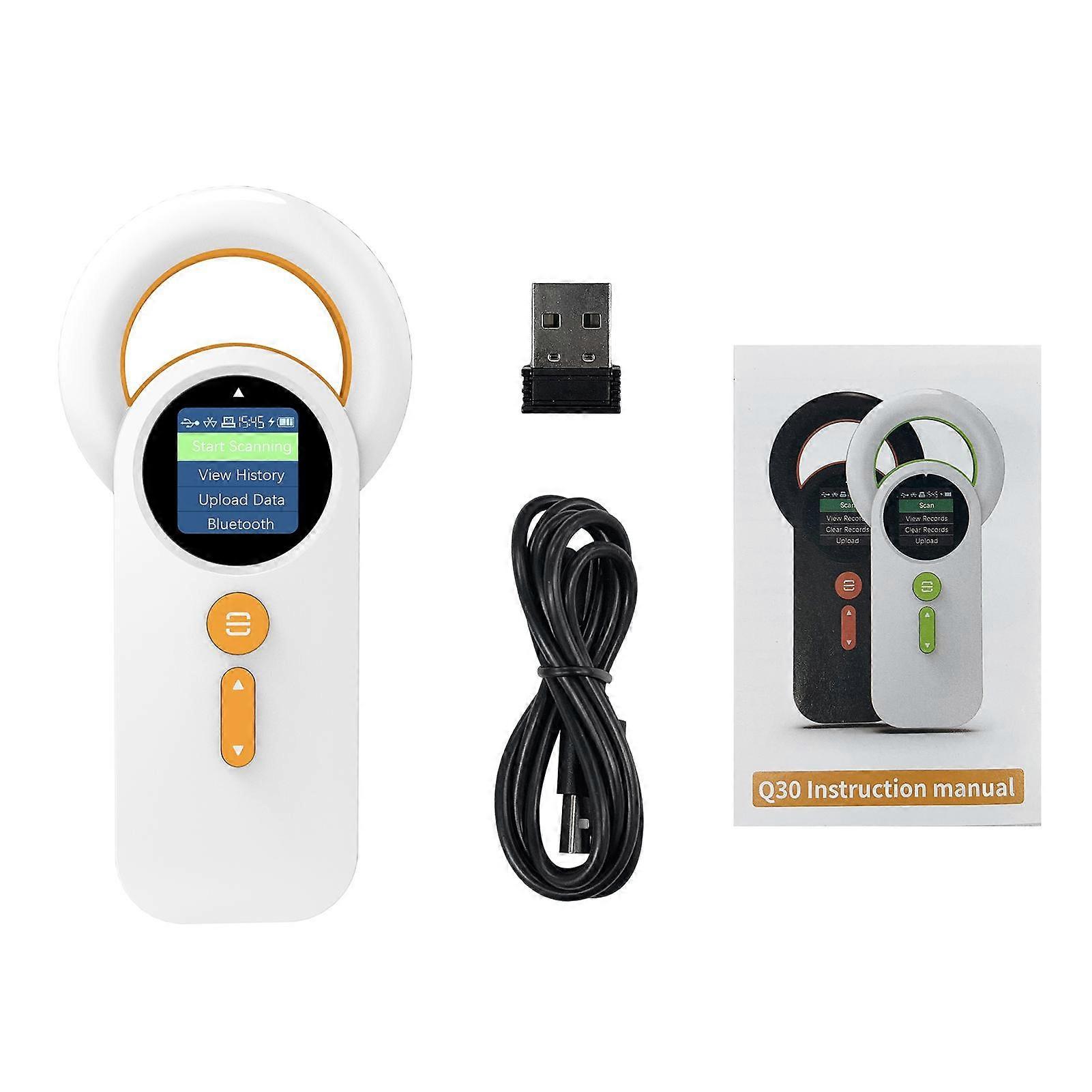 Animal Microchip Pet Tag Scanner ID Reader RFID Animal Labels Handheld Reader BT+USB+2.4G Connect