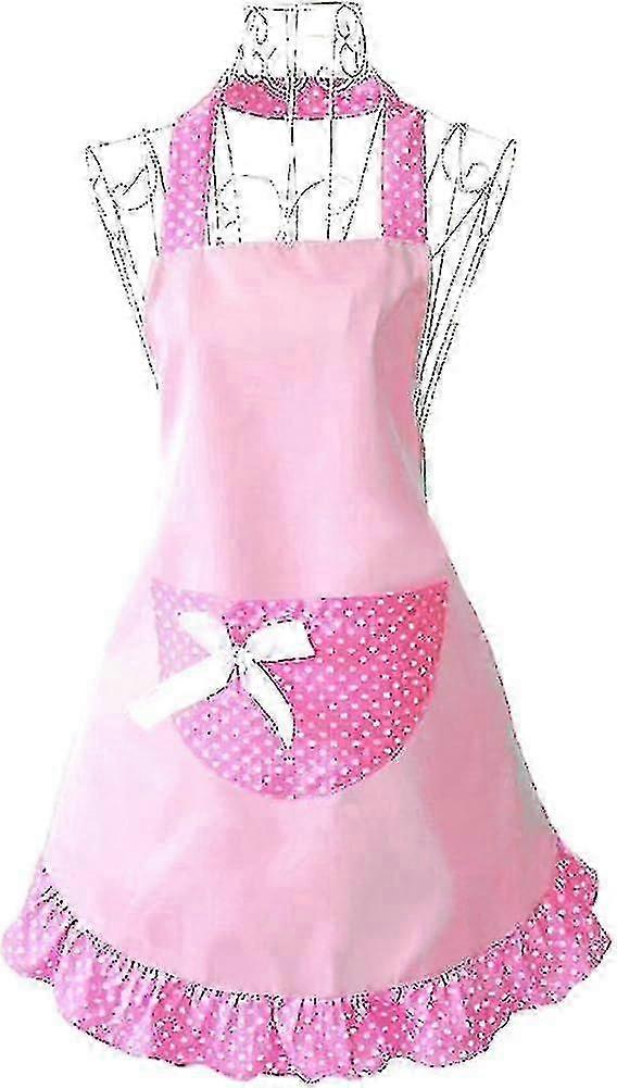 Women Apron, Pink