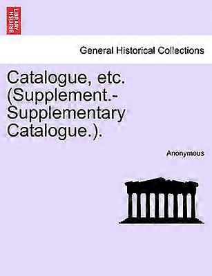 Catalogus etc SupplementAanvullende catalogus