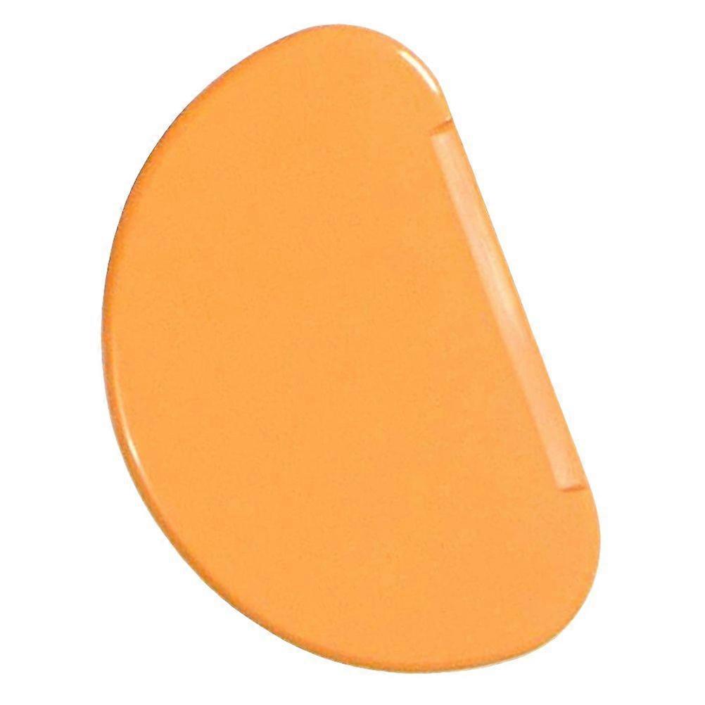 Semicircle Edge Dough Scraper Cake Smoother Cake Scraper Dough Cutter Baking Tools,Orange