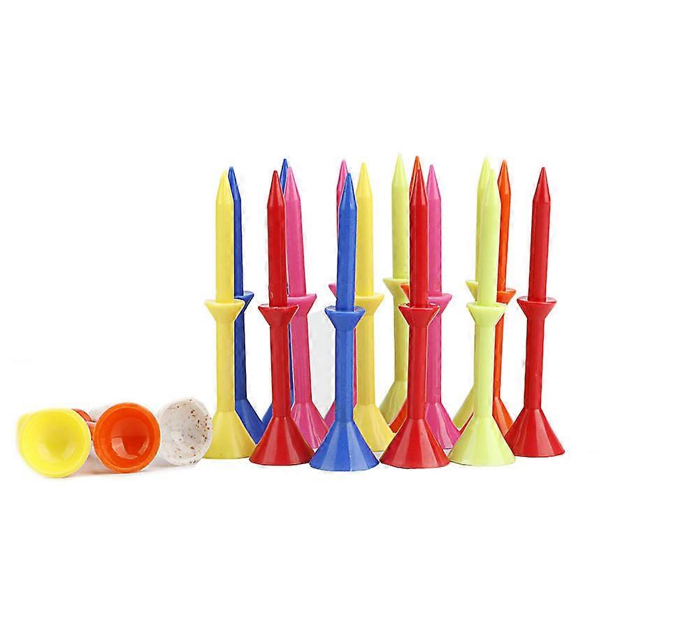 Golf Nail Tee, Cup with Support Layer, Plastic Tee, Mixed Color Delivery