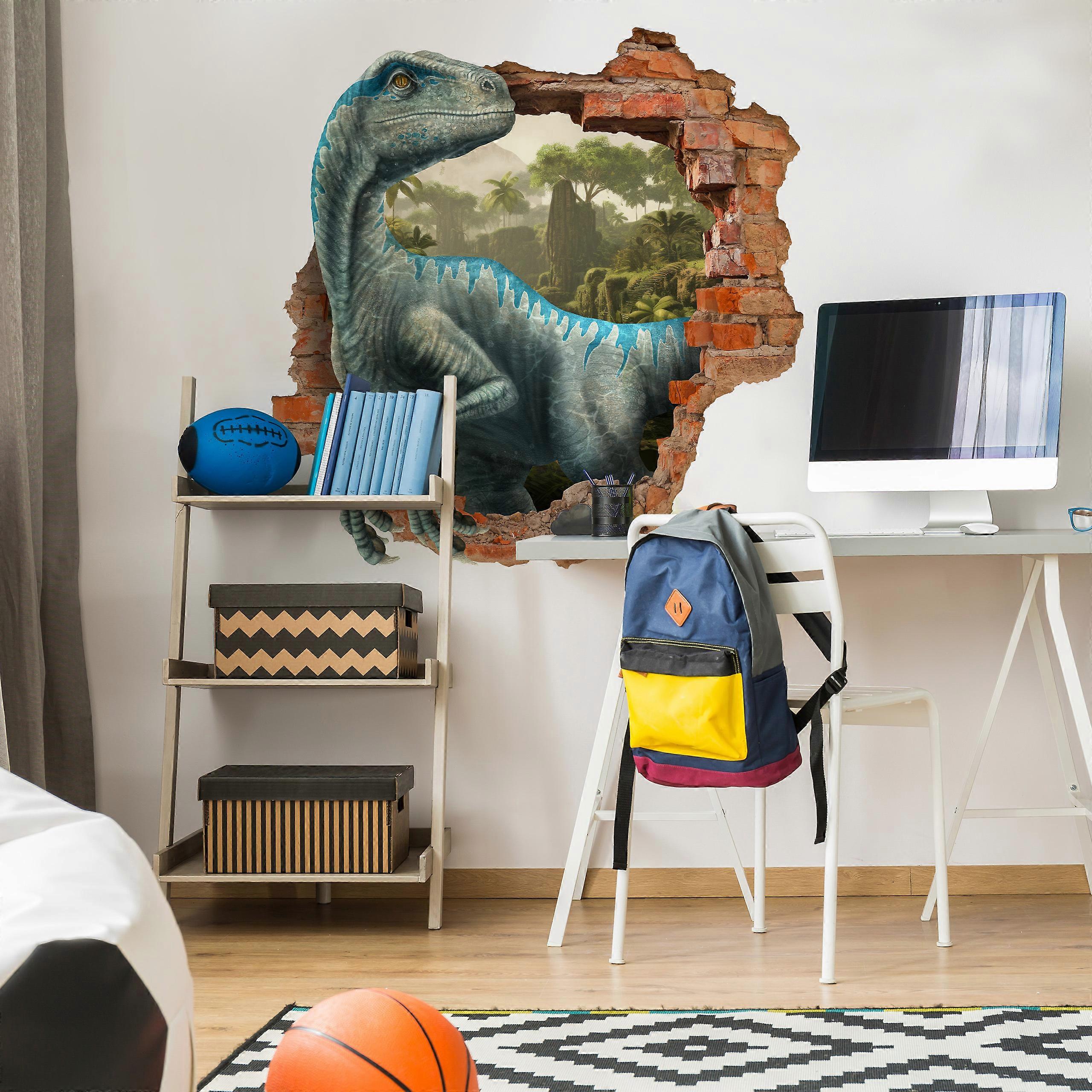 Barn Veggklistremerke Dinosaur Hull 3D-effekt