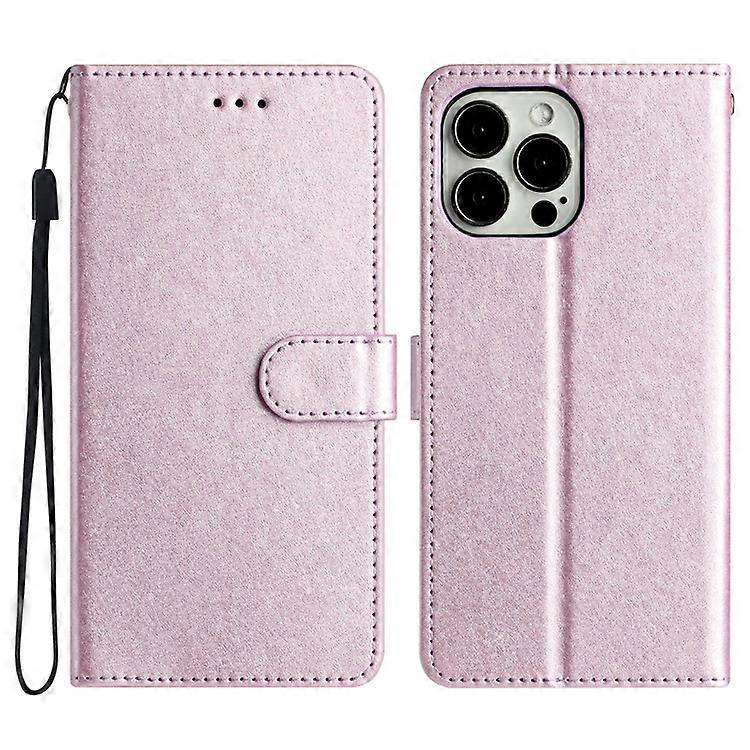 Compatible For iPhone 16 Pro Max Wallet Case Silk Texture Leather Phone Cover
