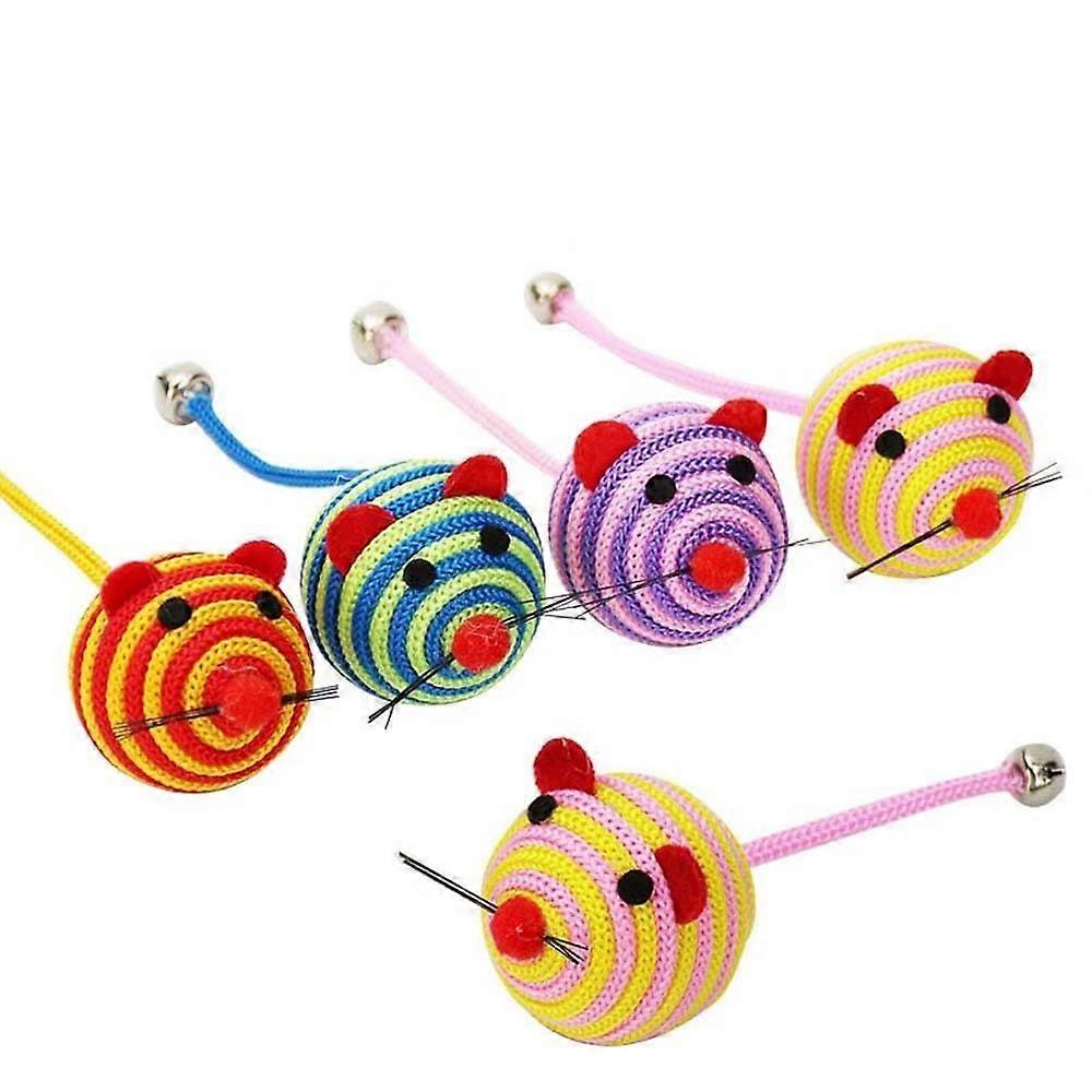 Striped Nylon Rope Cat Toy