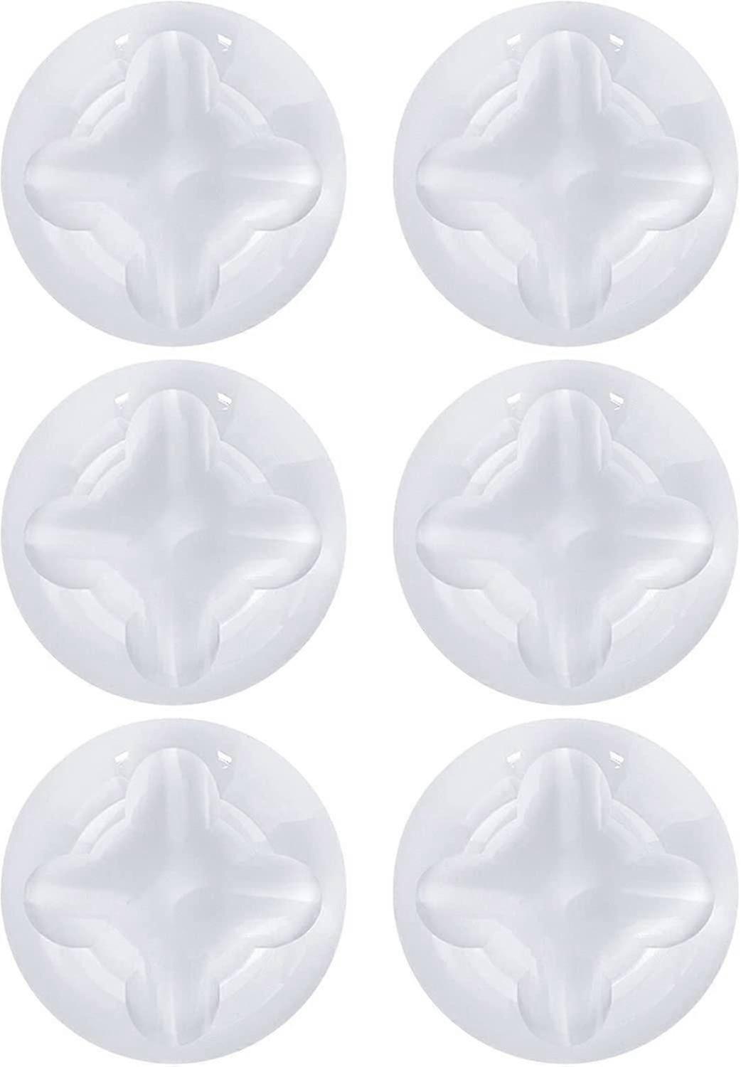 12PC Door Stoppers Wall Protector, Self Adhesive,Quiet,Reusable Shock Absorbent Gel