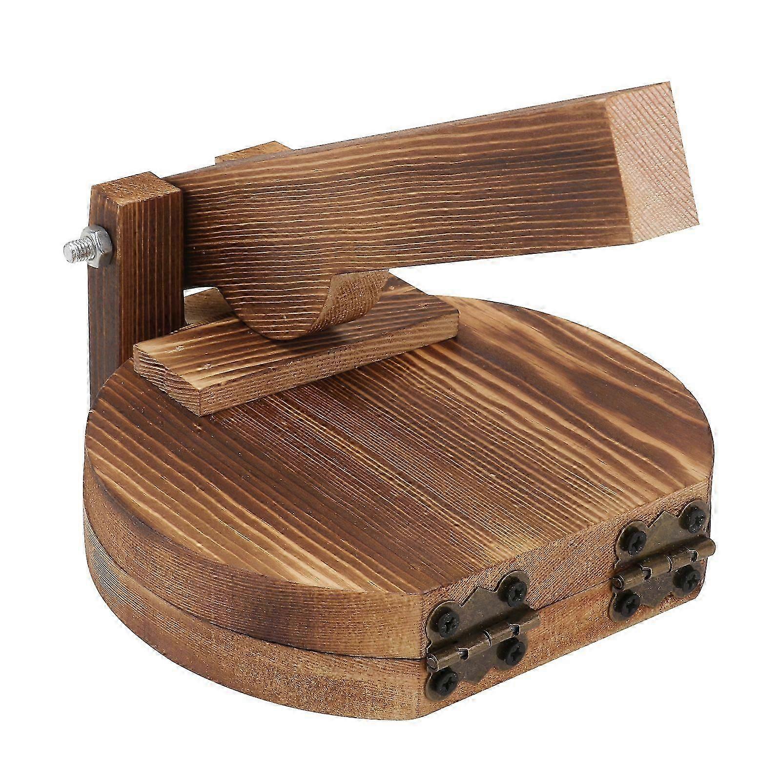 1pc Wooden Dumpling Wrapper Presser Dumpling Pressing Tool for Kitchen Home