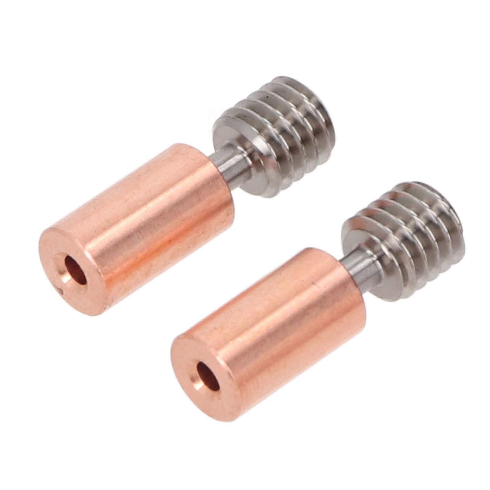 2Pcs Bi Metal Heat Break Ti Alloy Copper Bimetallic Heatbreak for K1 K1 Maximum Ender3 V3 KE 3 S1 