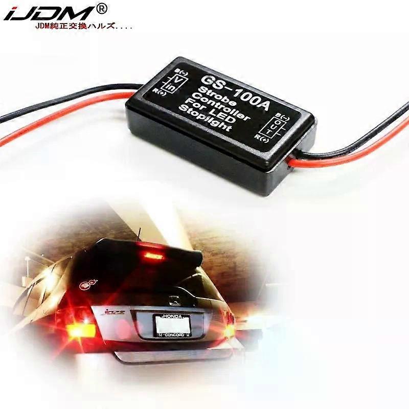 Applies to GS-100A Flash Strobe Controller Flasher Module For Car LED Brake Stop Light Lamp CD0102 12V/24V Short Circuit Protection