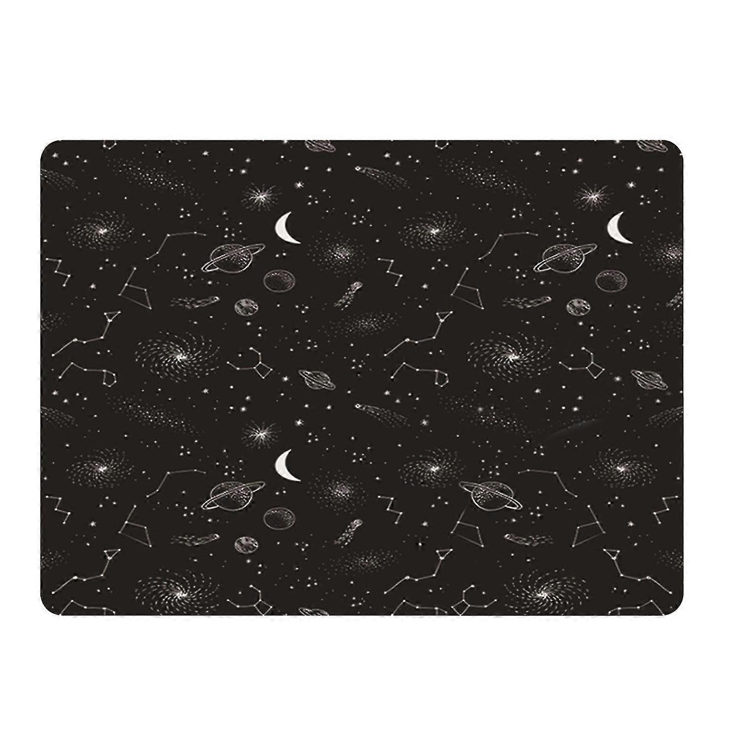 Mouse Pad Soft Anti-slip Smooth Surface Starry Sky Desktop Mousepad Wrist Rest Mat for Gaming