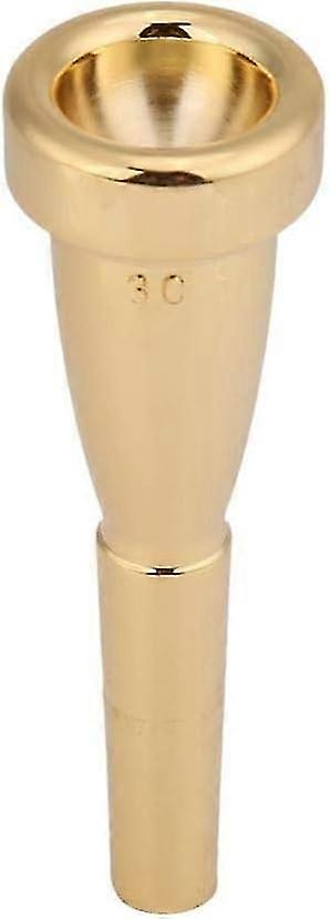 2025 Egnet trompetmunnstykke, messingtrompetmunnstykke for instrumenter i 3C-størrelse (gull)
