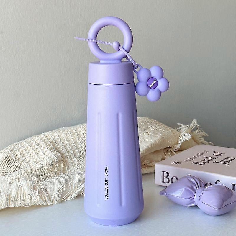 15oz Water Bottle,Slim Water Bottle,Thermo Water Bottle-Purple