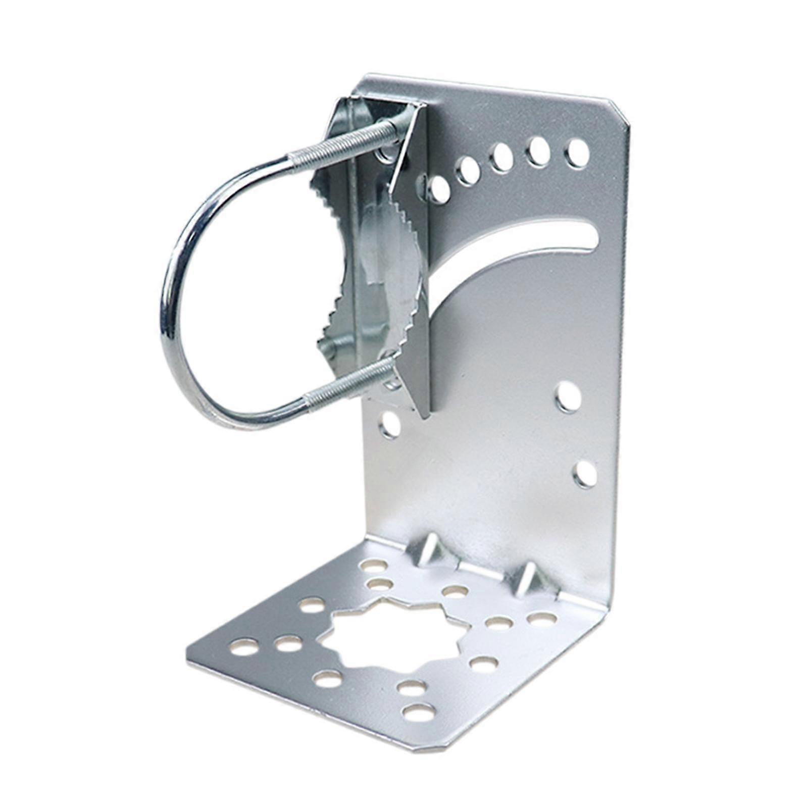 Antenna Mount Clamp Antenna Pole Mount Bracket with Bolt L Type Versatile Metal