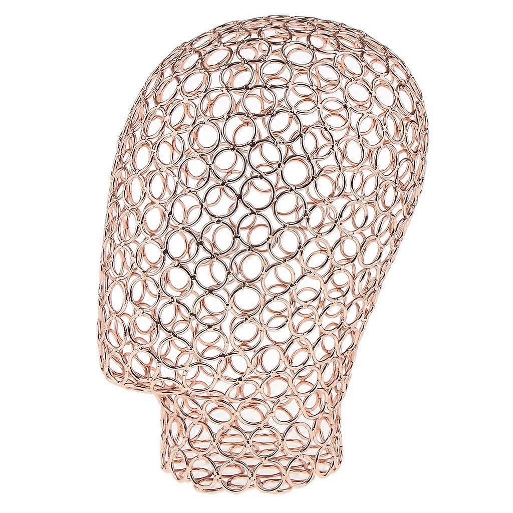Metal Human Head Shape Design Stable Wigs Drying Support Hat Headset Display