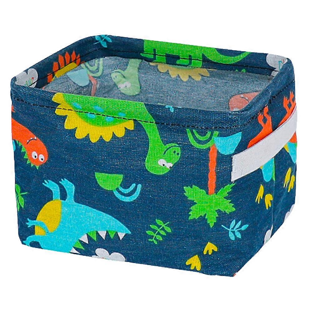 Dinosaur Pattern Kids Storage Basket, Lightweight And Durable Laundry Hamper For Versatile Usage, Rectangular Design With Handles For Convenient