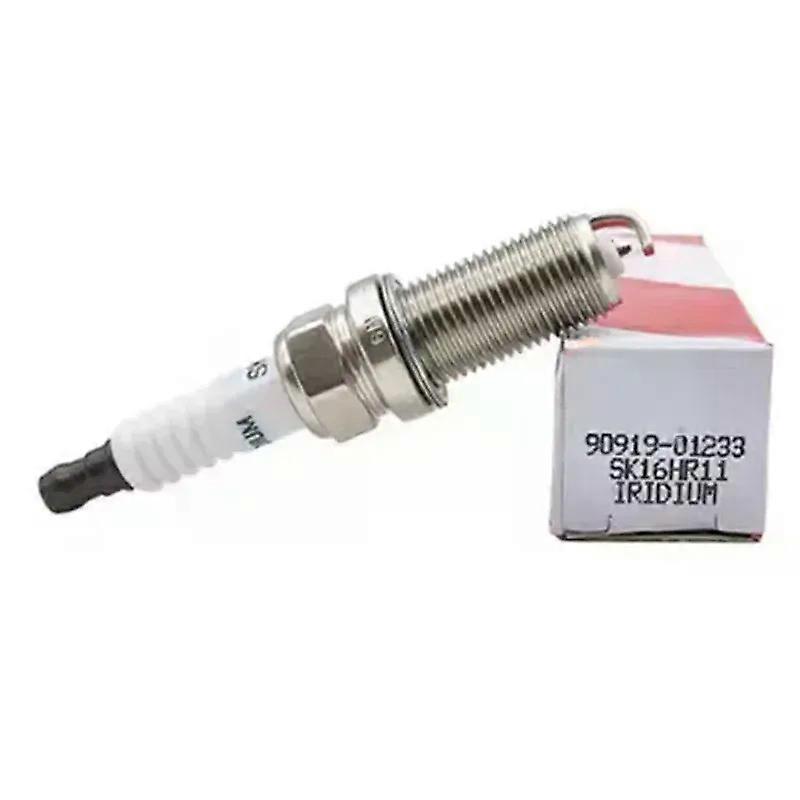 90919-01233 SK16HR11 Iridium Spark Plug compatible for Toyota Aygo 4Runner Camry Highlander RAV4 Prado Car Plug 9091901233 3417