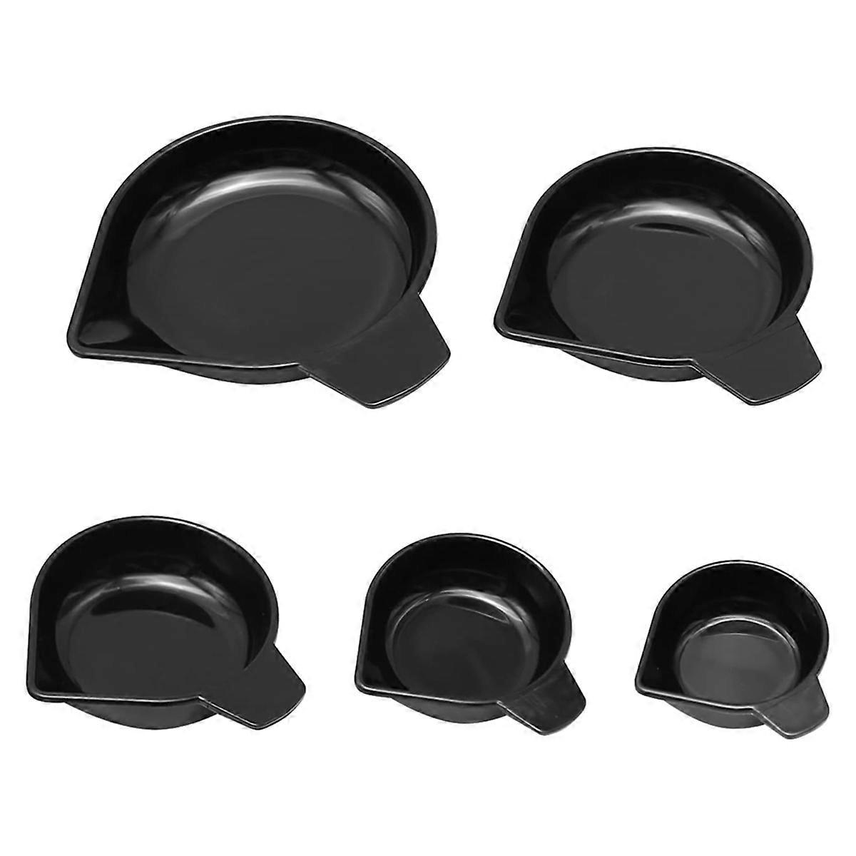 5 Sizes Weighing Powder Pans Narrow Spout Plastic Weighing Dishes