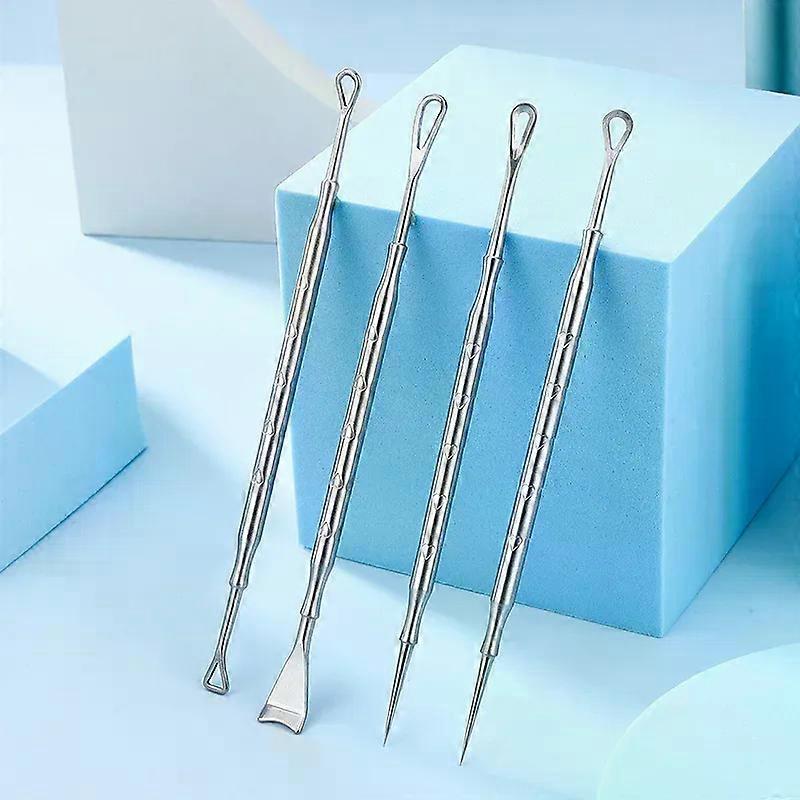 Blackhead Remover Pimple Popper Tool Acne Needle Removing Treatment Comedone Whitehead Popping Zit Nose Face Blemish Extractor