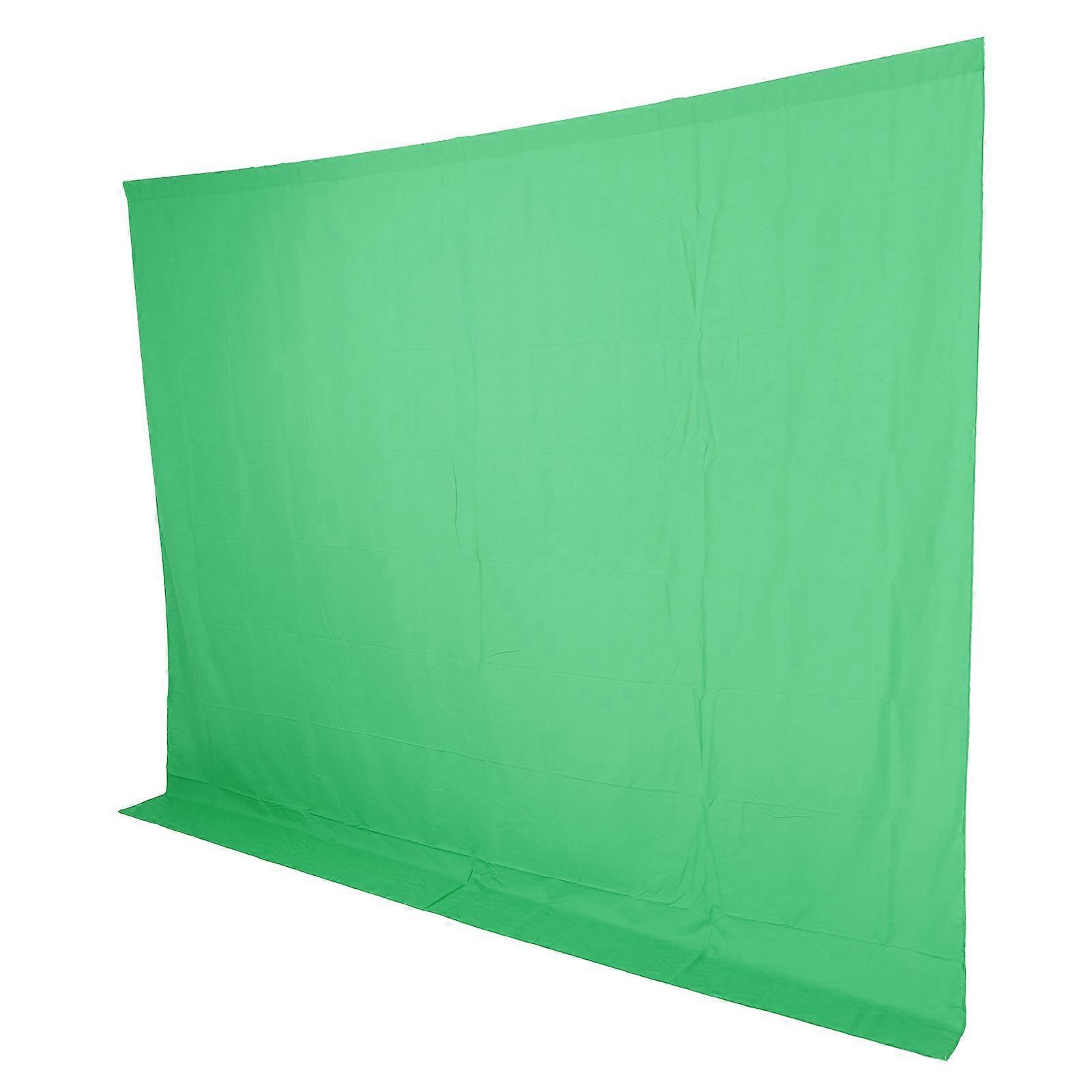 Green Screen Backdrop for Photography Large Virtual Greenscreen Background Sheet for Streaming Photography Meeting 3x2.5M 