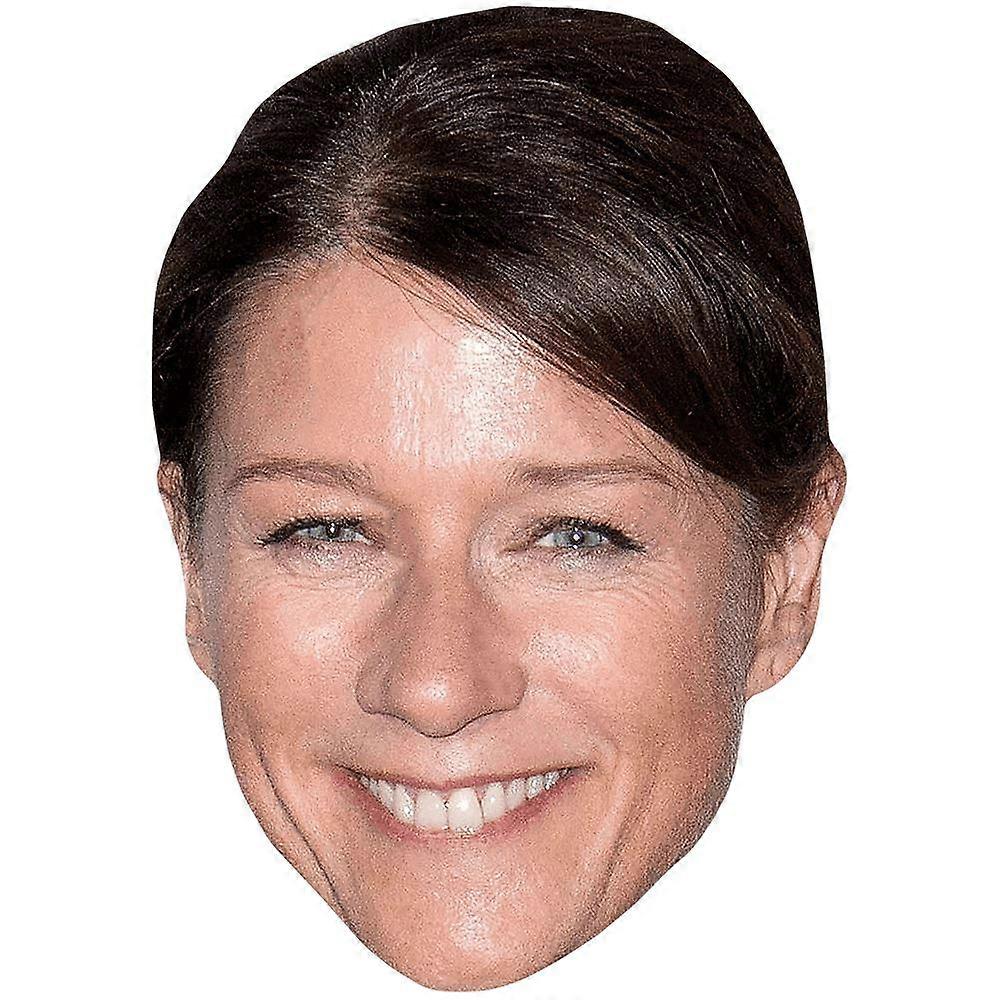 Carole Gaessler (Smile) Celebrity Mask, Flat Card Face
