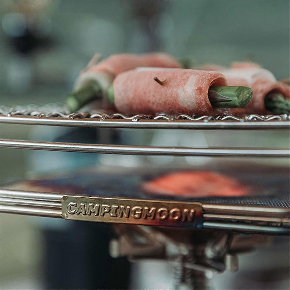 Sammenleggbar grillrist til camping, stor