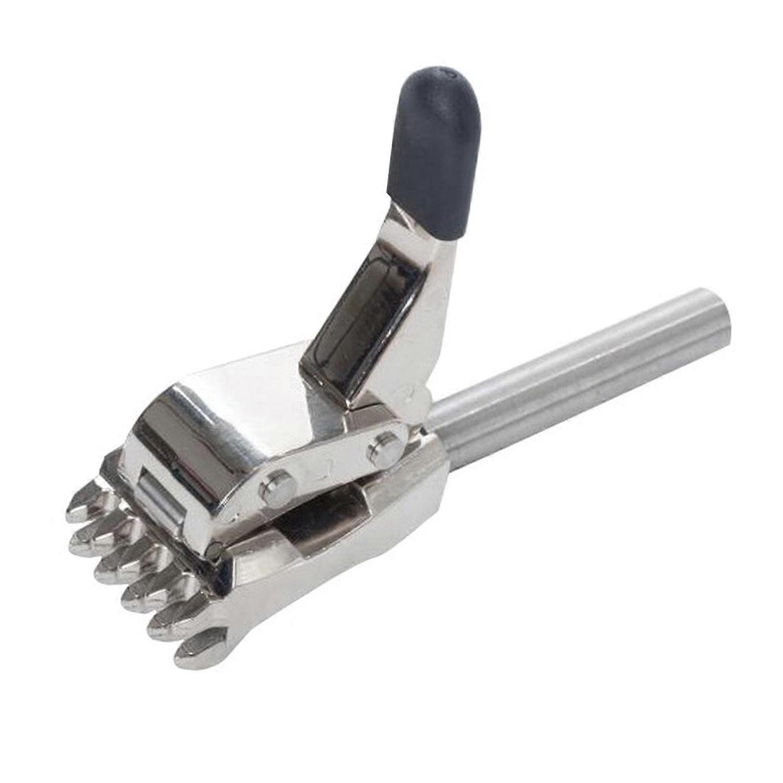 Badminton Flying Clamp Racquet Stringing Tool - Compact Five-Prong Fixed Clip Gripper for Tennis Racket Repair